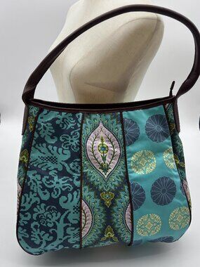 NWOT Rare Retired 2008 Amy Butler for Kalencom Muriel Bag Pristine Unused Teal